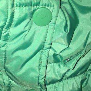 Girls green vest